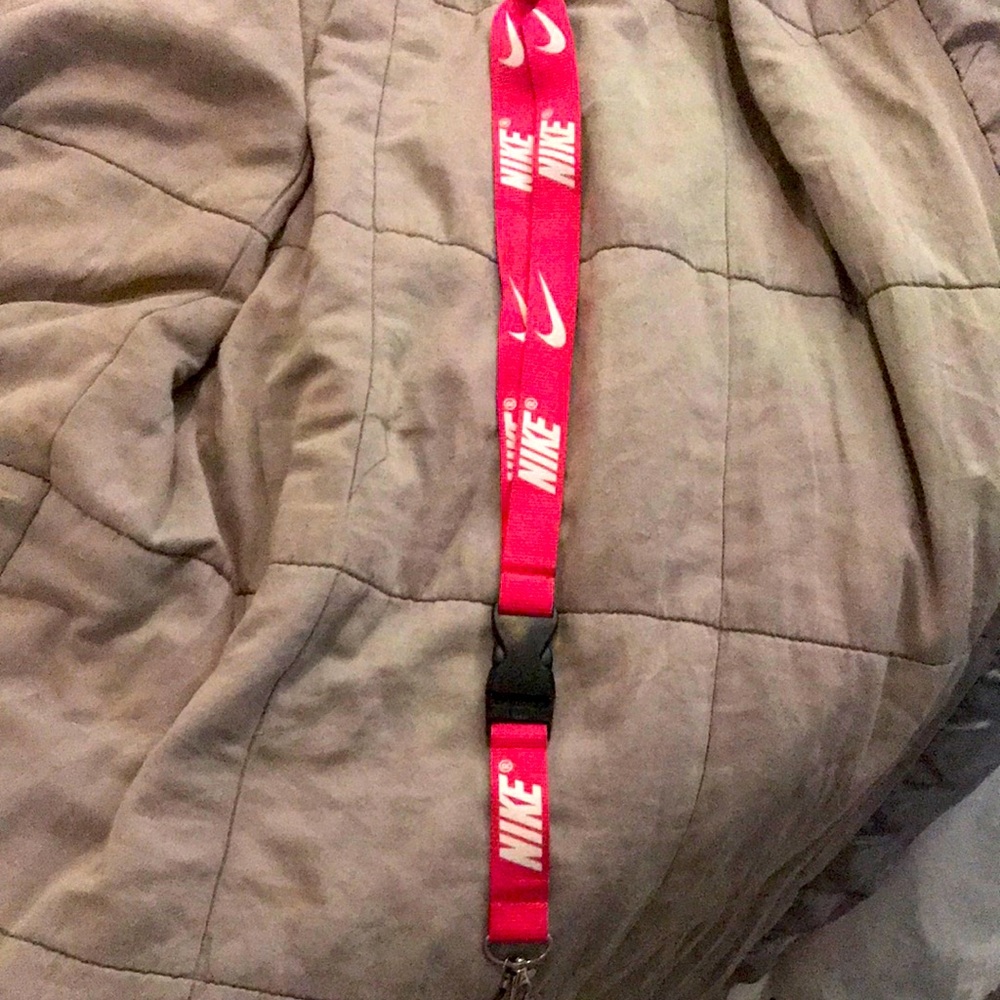 Pink Nike lanyard